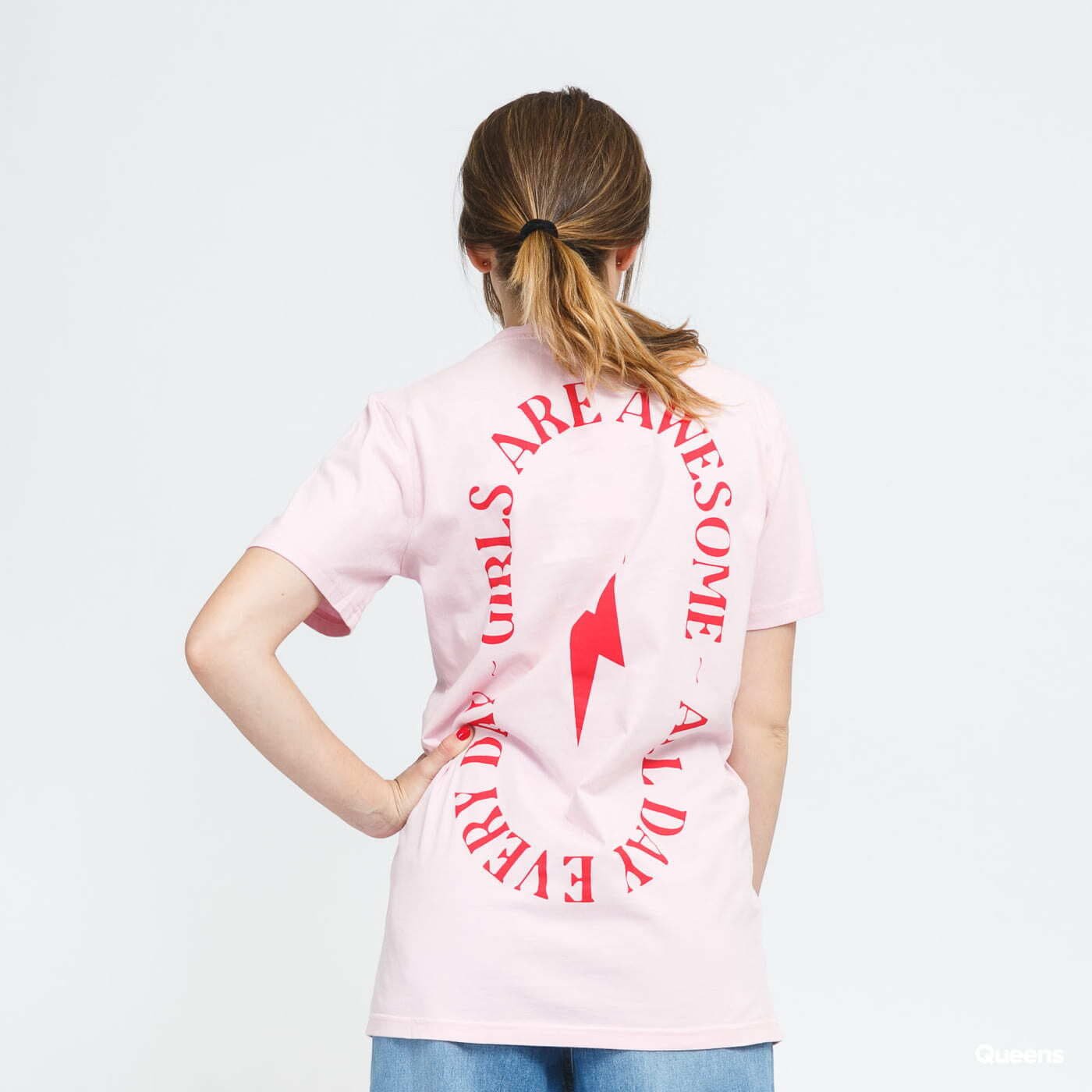 Women's T-shirts Girls Are Awesome All Day Tee Pink