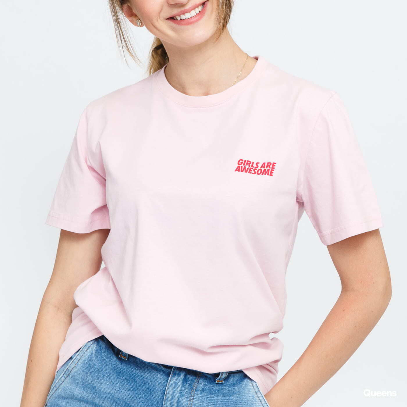 Women's T-shirts Girls Are Awesome All Day Tee Pink