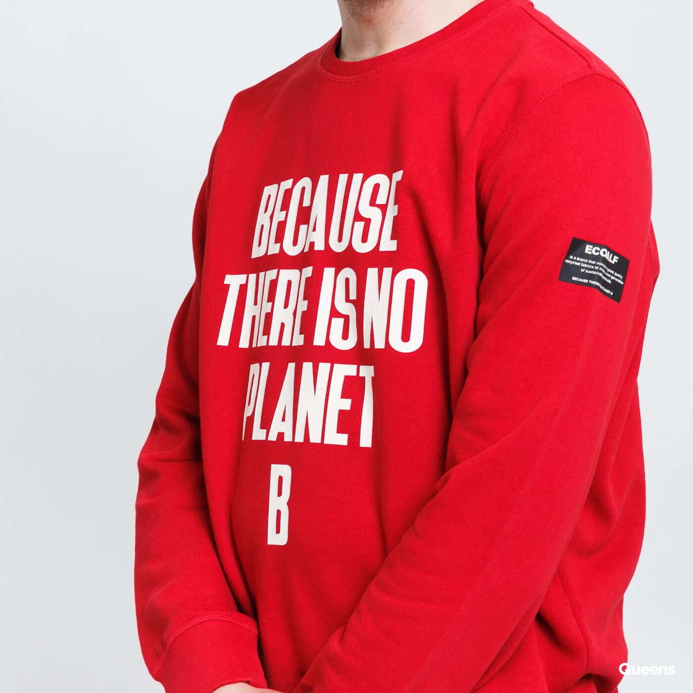 Bluzy z kapturem Ecoalf Barderalf Sweatshirt Red
