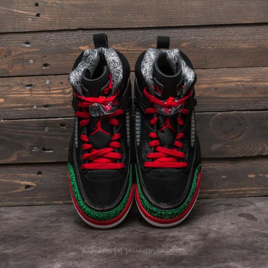 Jordan spizike black varsity red top