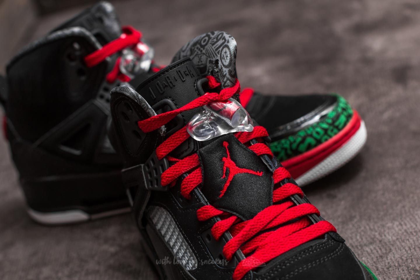 Men s shoes Jordan Spizike Black Varsity Red Footshop