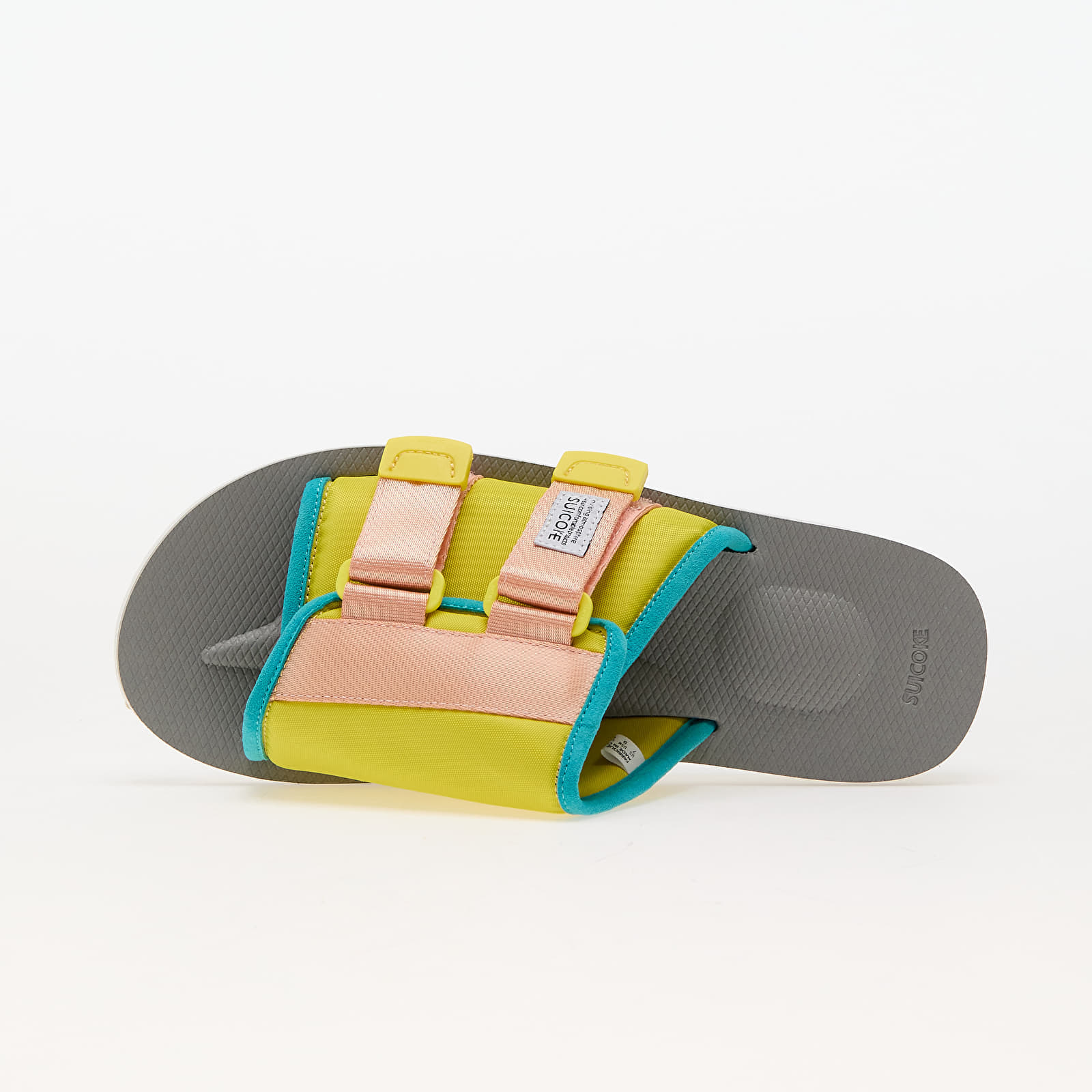 Herrenslides SUICOKE KAW-Cab Yellow/ Gray