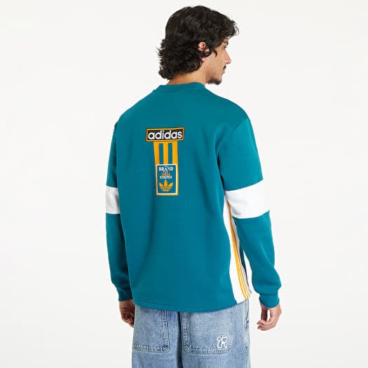 Men's hoodies adidas Adibreak Crew Legacy Teal Footshop