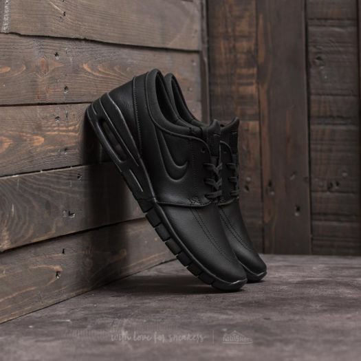 Men s shoes Nike Stefan Janoski Max L Black Black Metalic Pewter Footshop