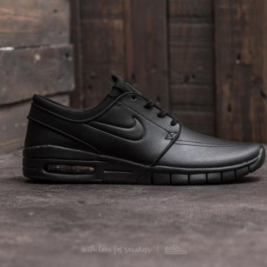 Men s shoes Nike Stefan Janoski Max L Black Black Metalic Pewter Footshop