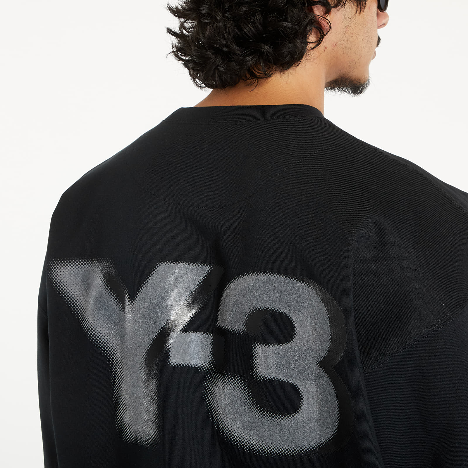 Mikiny Y-3 Logo Crew Sweatshirt UNISEX Black