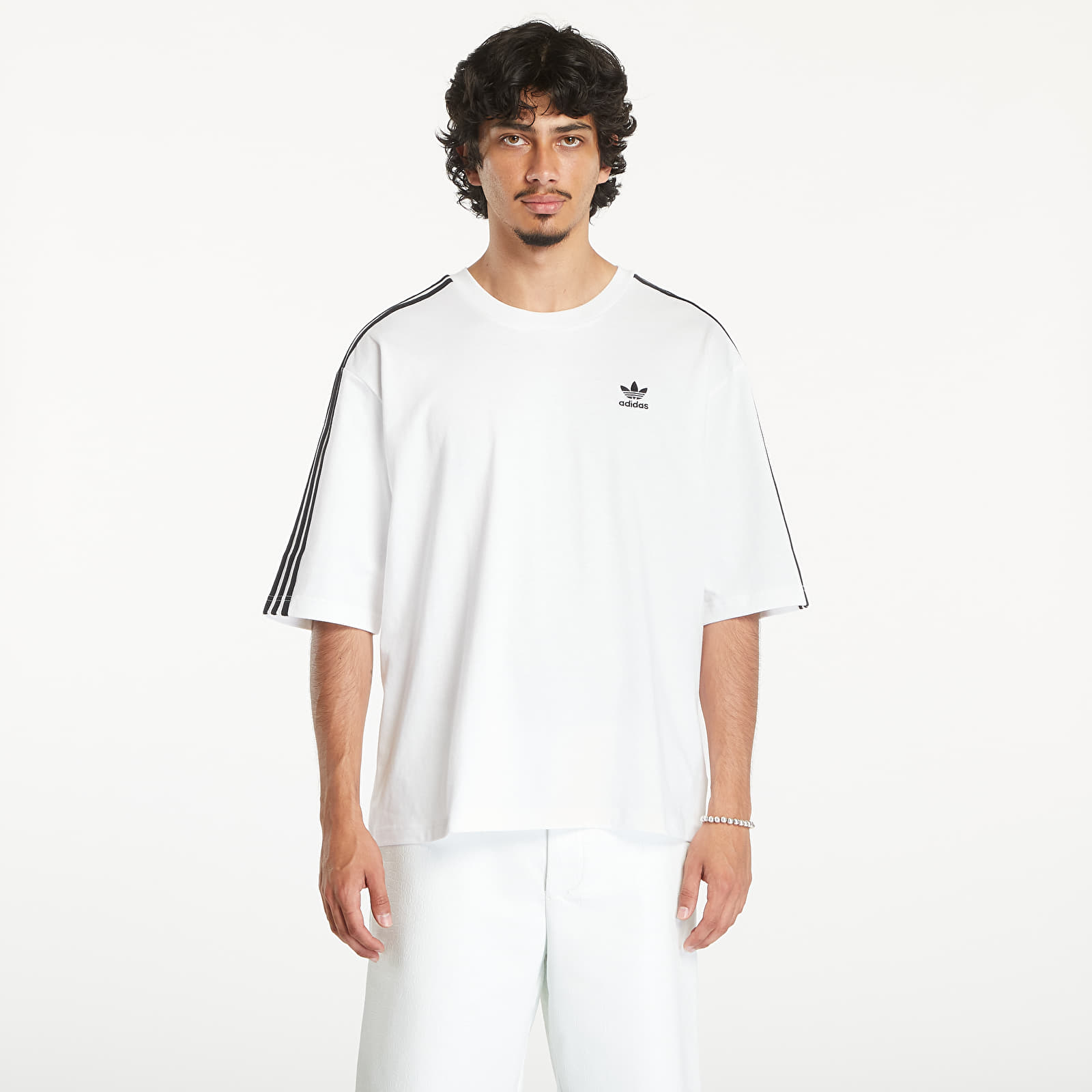 Pólók adidas Oversized Short Sleeve Tee White