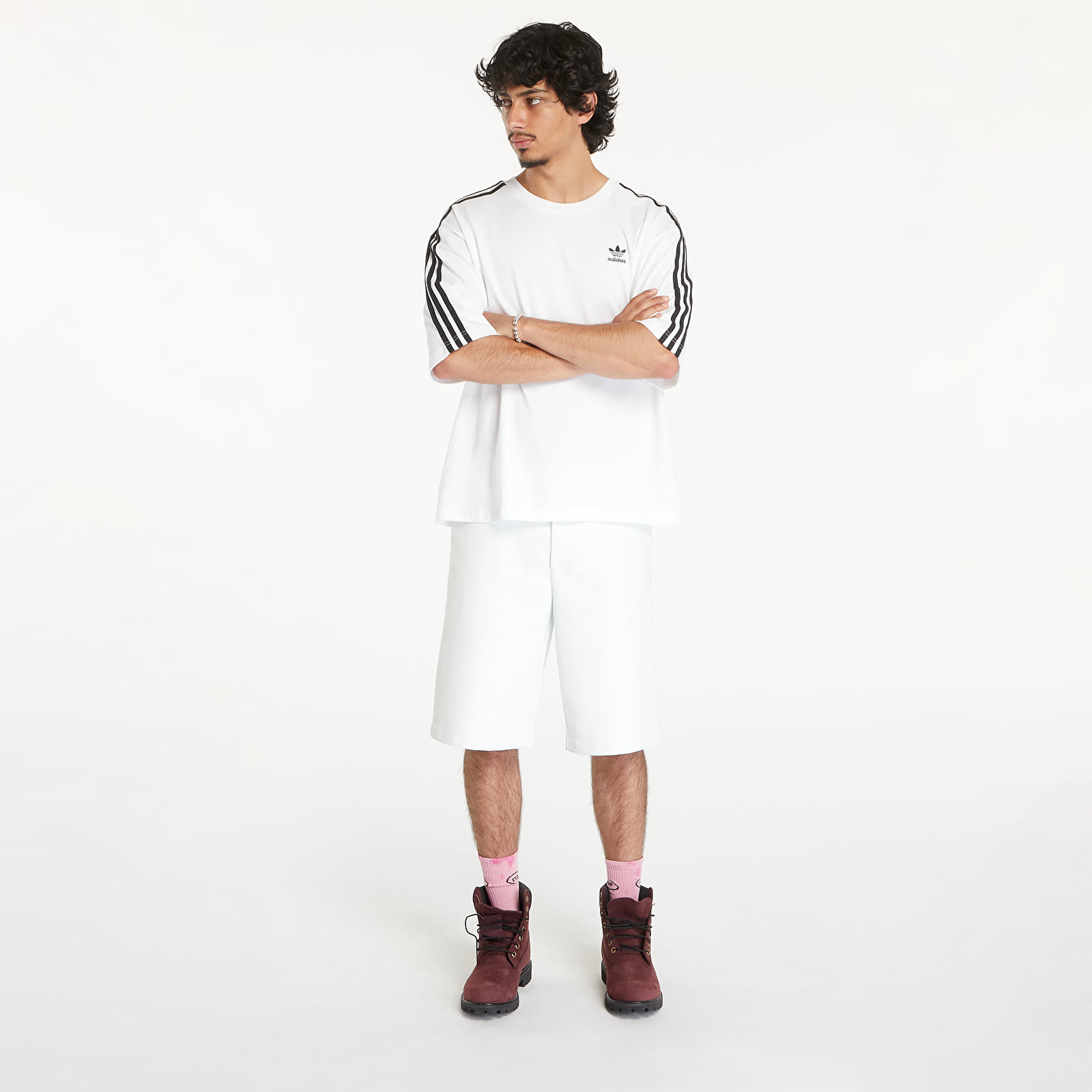 Pólók adidas Oversized Short Sleeve Tee White
