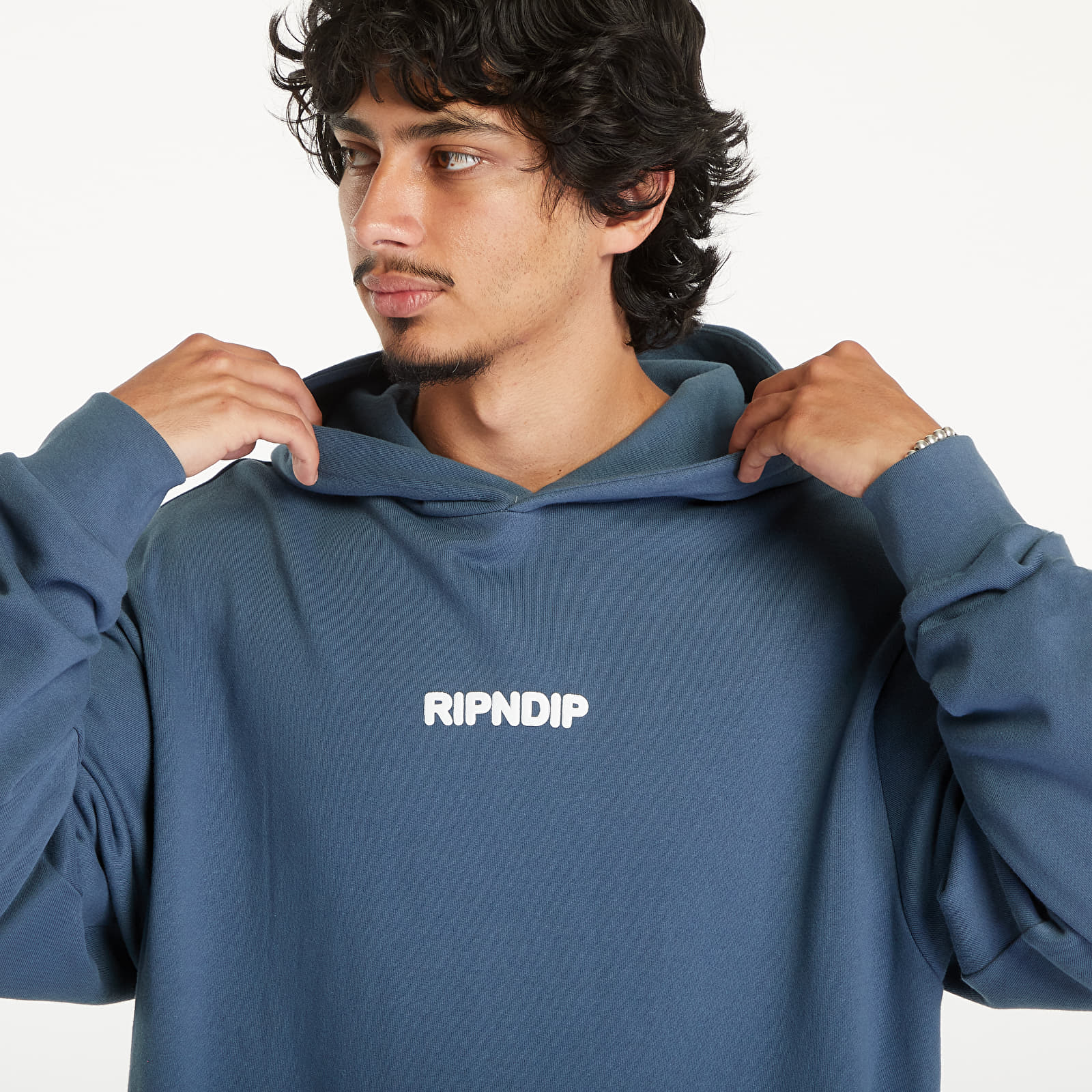 Hettegensere og sweatshirts RIPNDIP Pet Kitties Hoodie Storm Blue