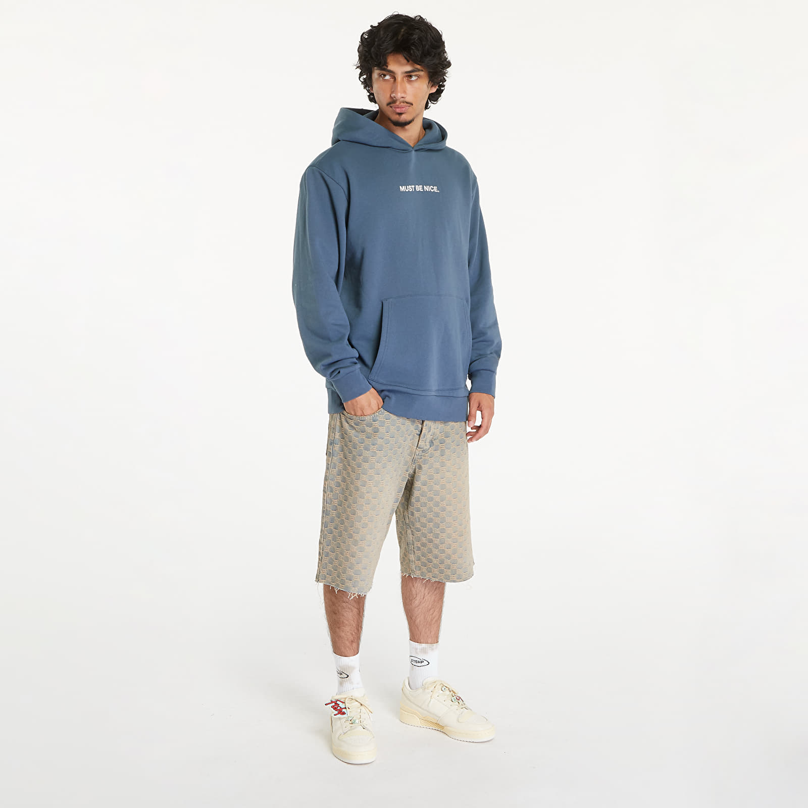 Hoodies and sweatshirts  RIPNDIP Must Be Nice Hoodie Storm Blue