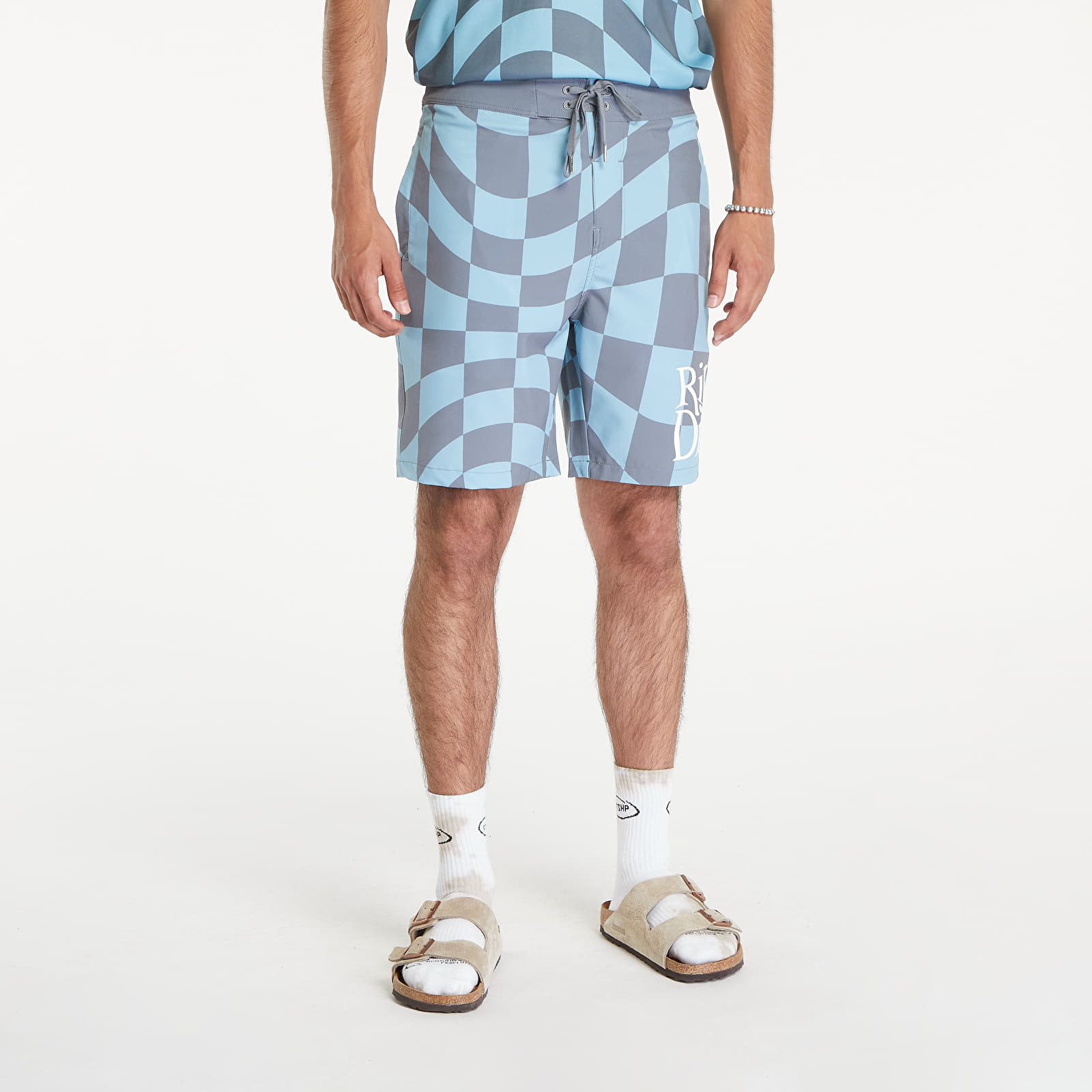 Stroje kąpielowe RIPNDIP Quantum Groove Swim Shorts Slate