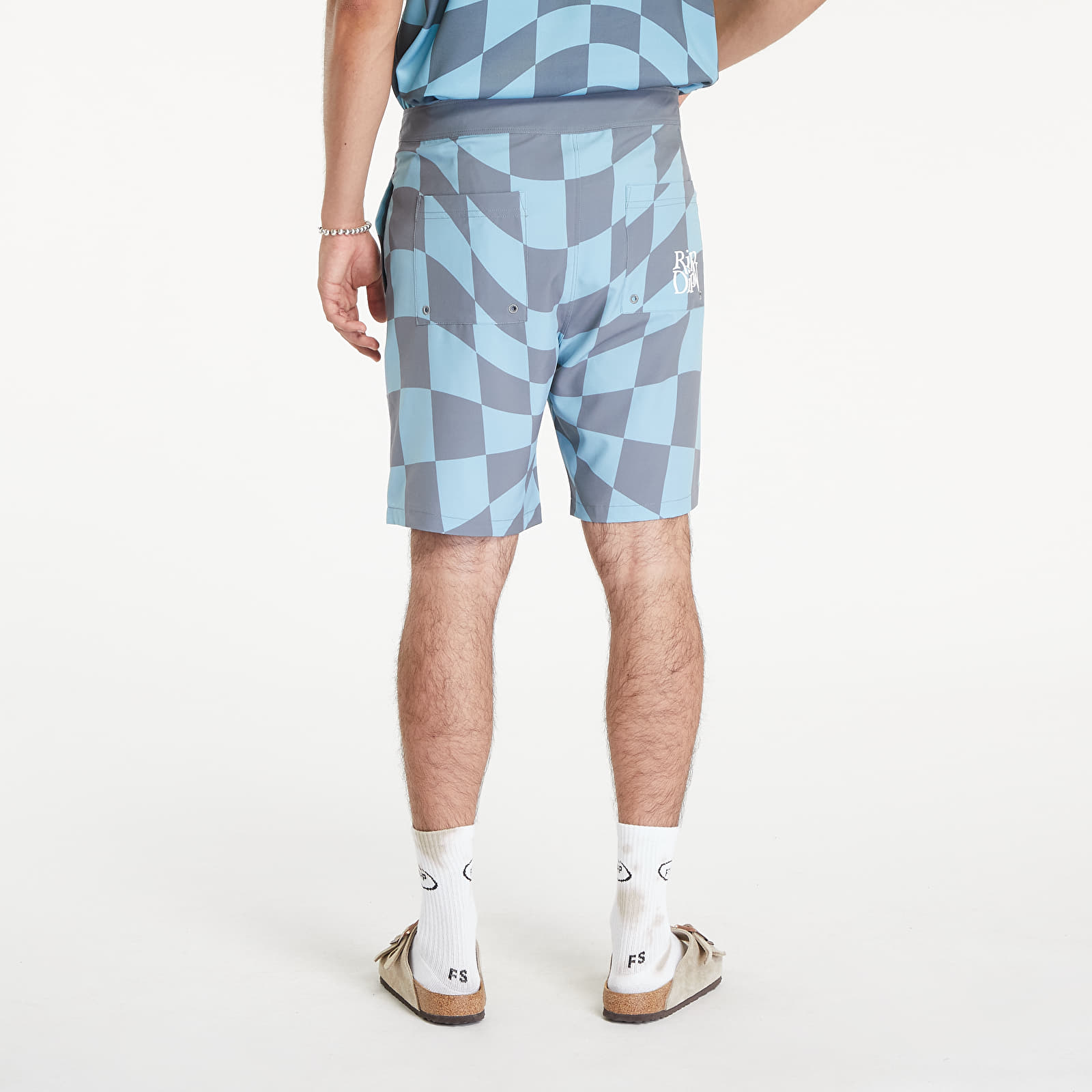 Stroje kąpielowe RIPNDIP Quantum Groove Swim Shorts Slate
