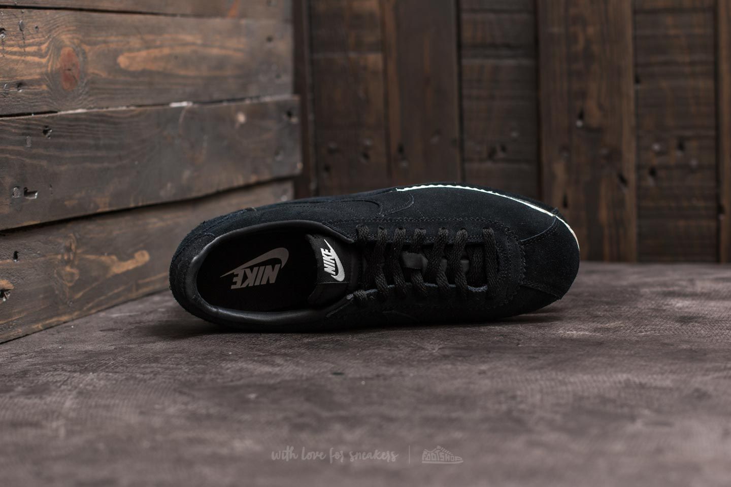 All black cheap suede cortez