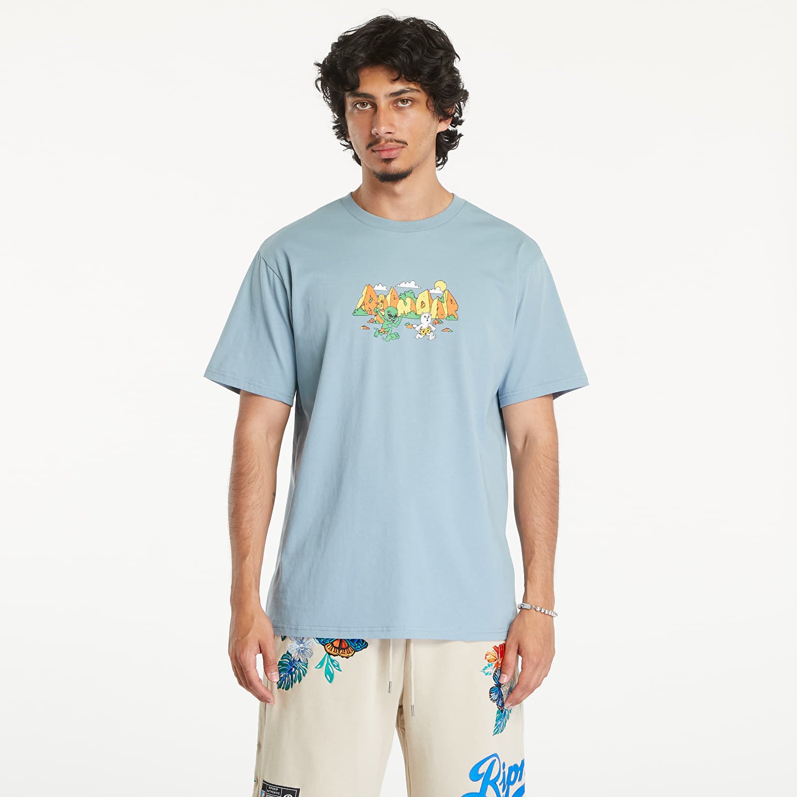Pólók RIPNDIP Cavenerm Short Sleeve Tee Slate