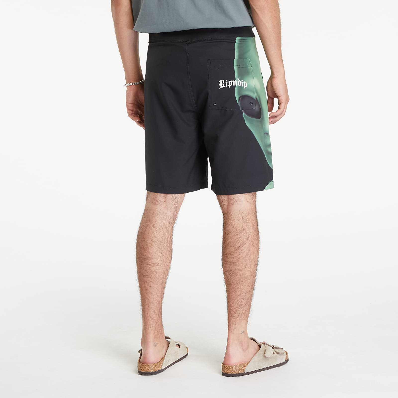 Plavky RIPNDIP We Come In Peace Swim Shorts Black
