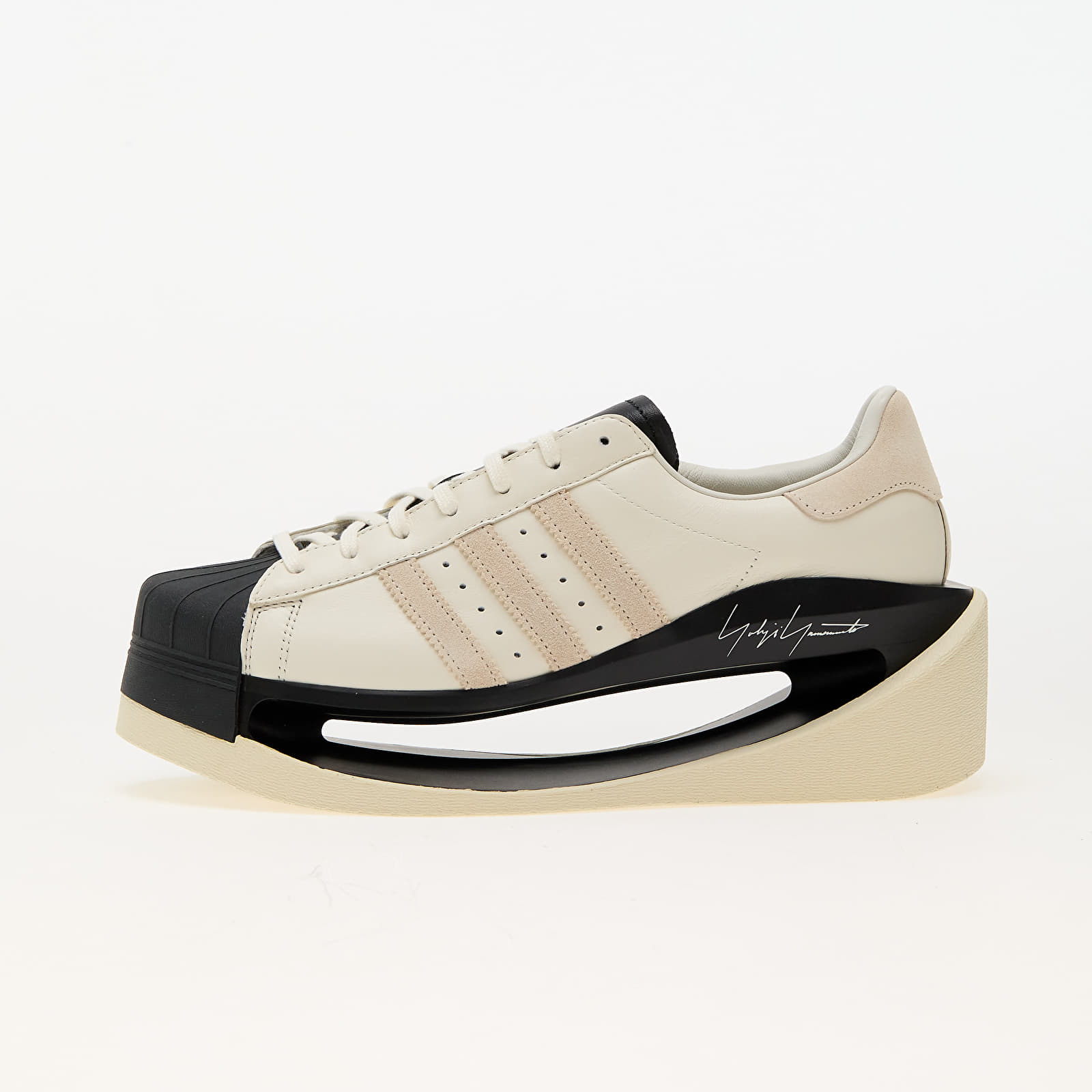 Cipők Y-3 Gendo Superstar Off-White/ Aluminium/ Black