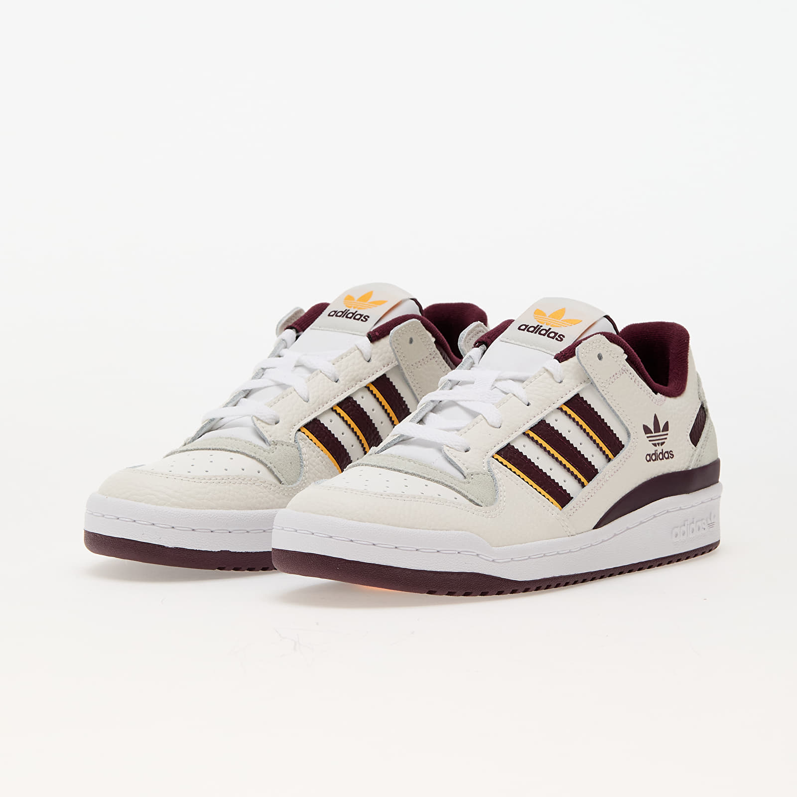 Мъжки кецове и обувки adidas Forum Low Cl Core White/ Team Maroon/ Cloud White