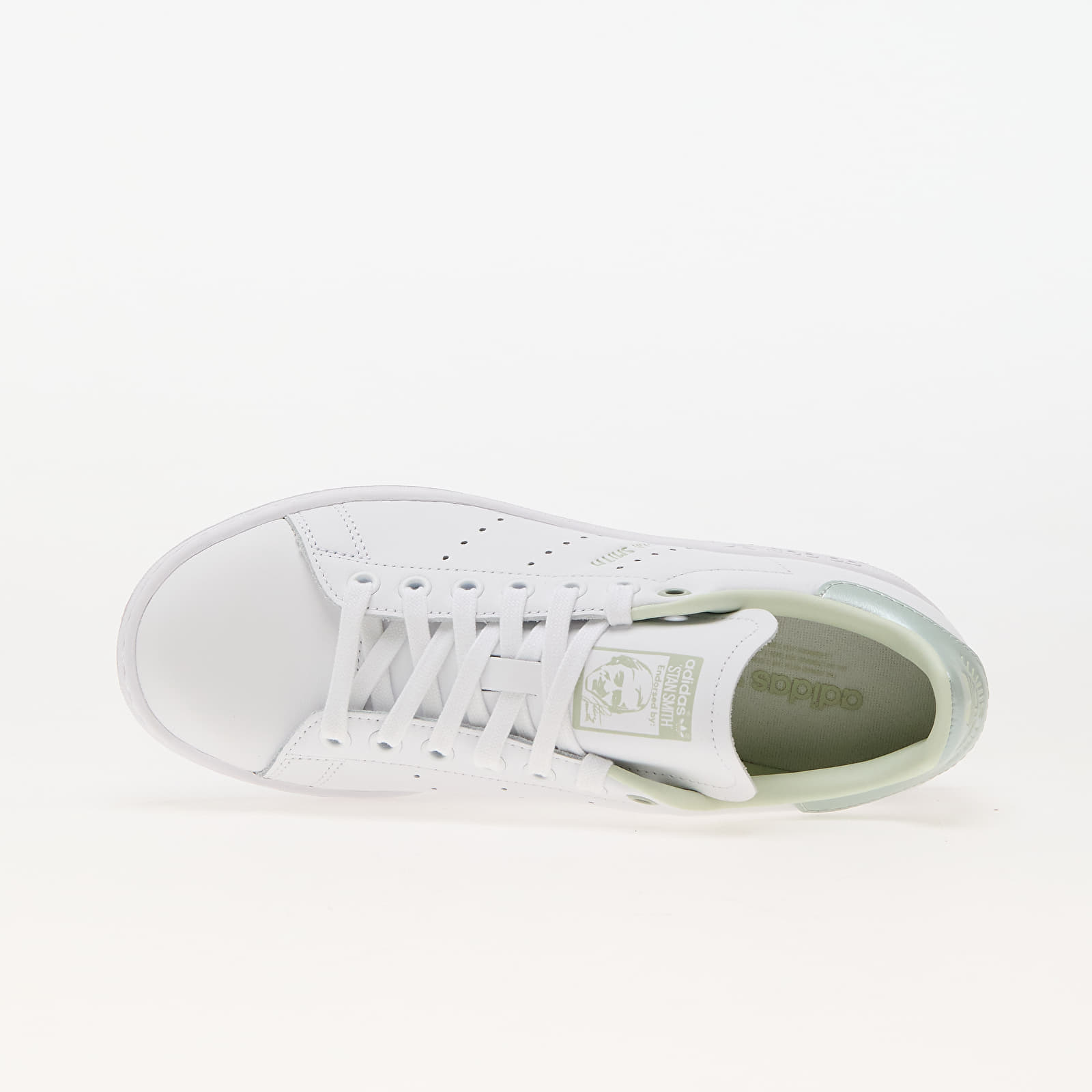 Sapatos de mulher adidas Stan Smith W Ftw White/ Linen Green/ Linen Green