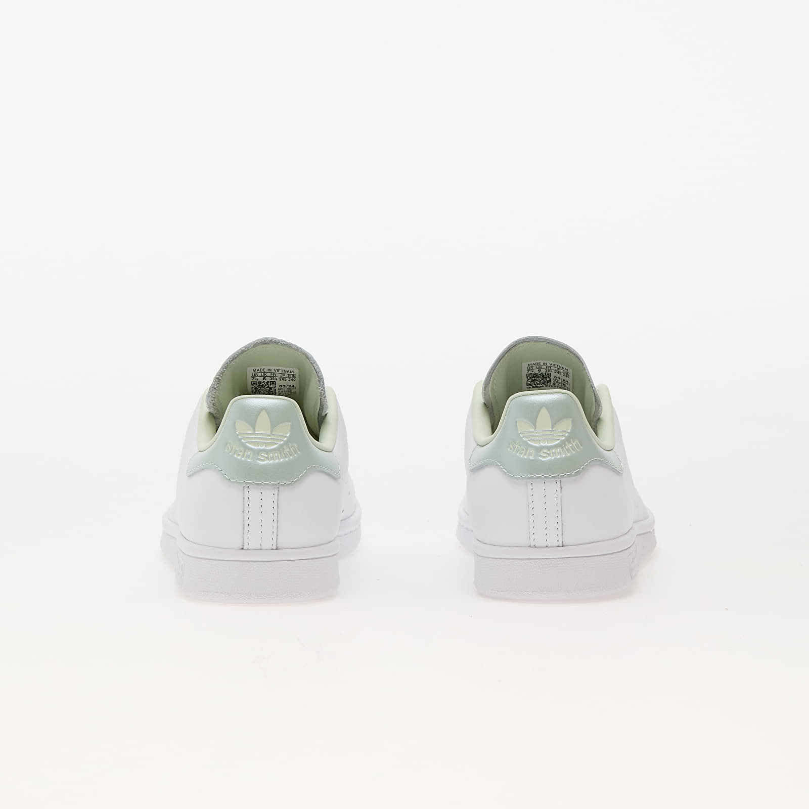 Sapatos de mulher adidas Stan Smith W Ftw White/ Linen Green/ Linen Green