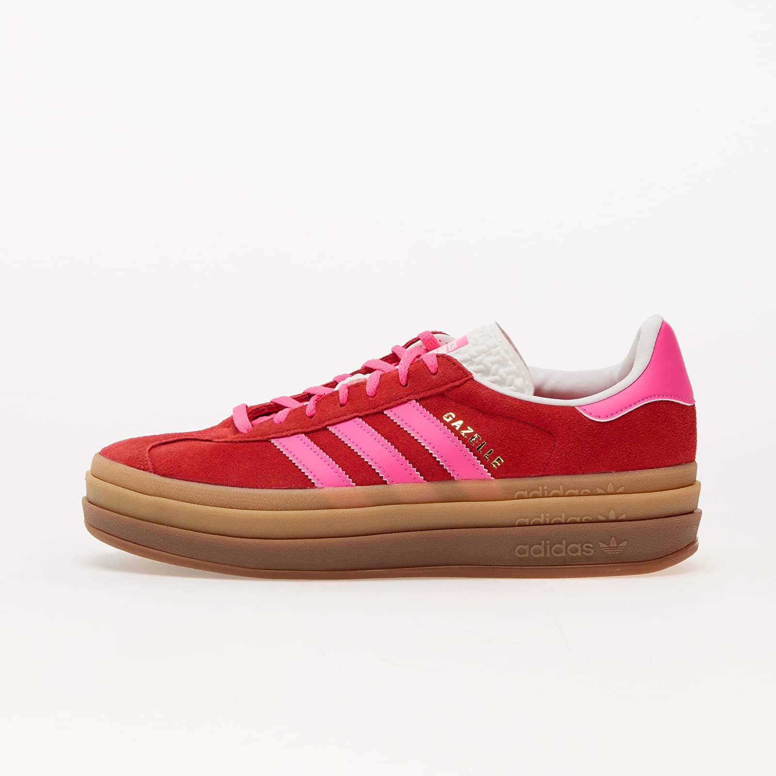Moteriška avalynė adidas Gazelle Bold Collegiate Red/ Lucid Pink/ Core White
