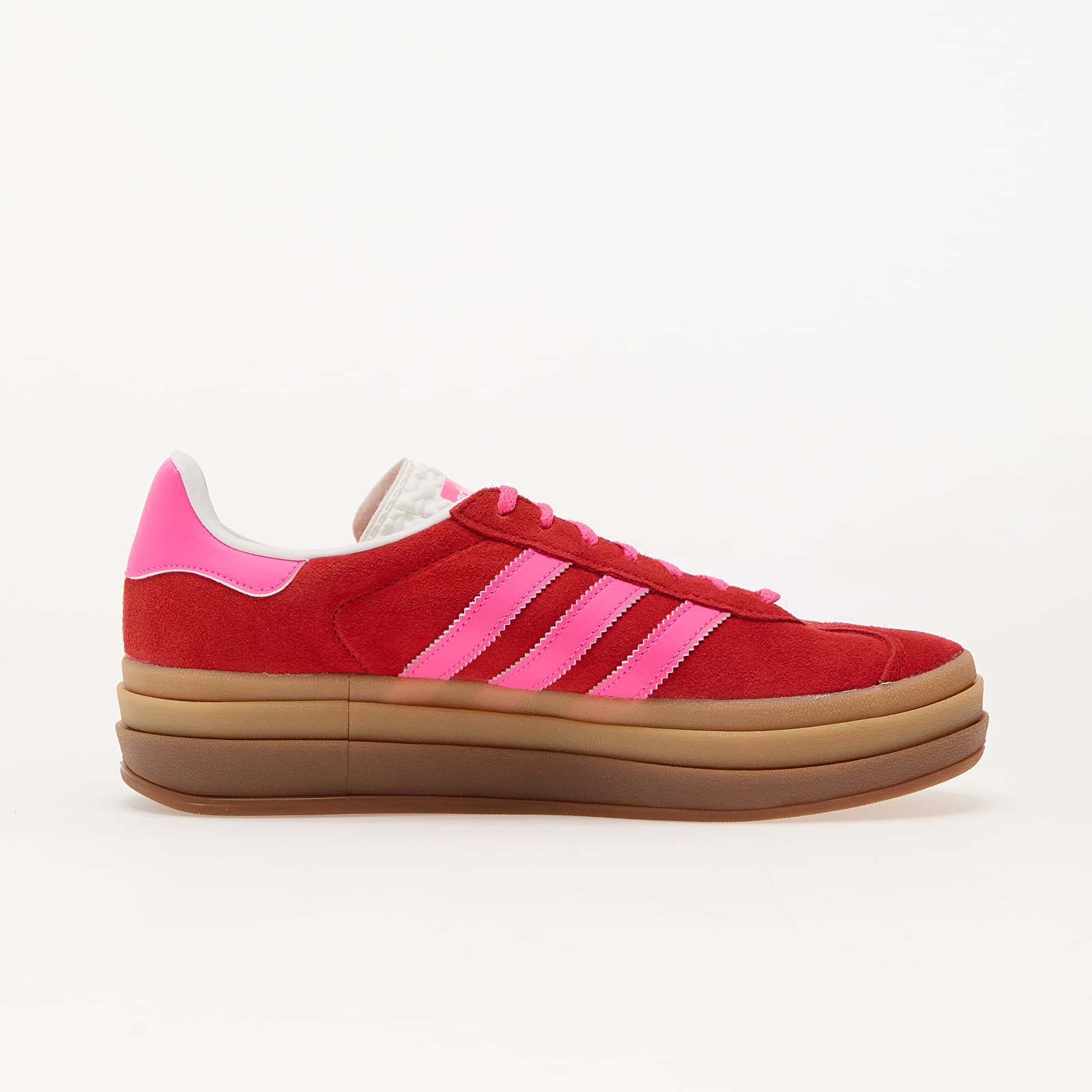 Moteriška avalynė adidas Gazelle Bold Collegiate Red/ Lucid Pink/ Core White