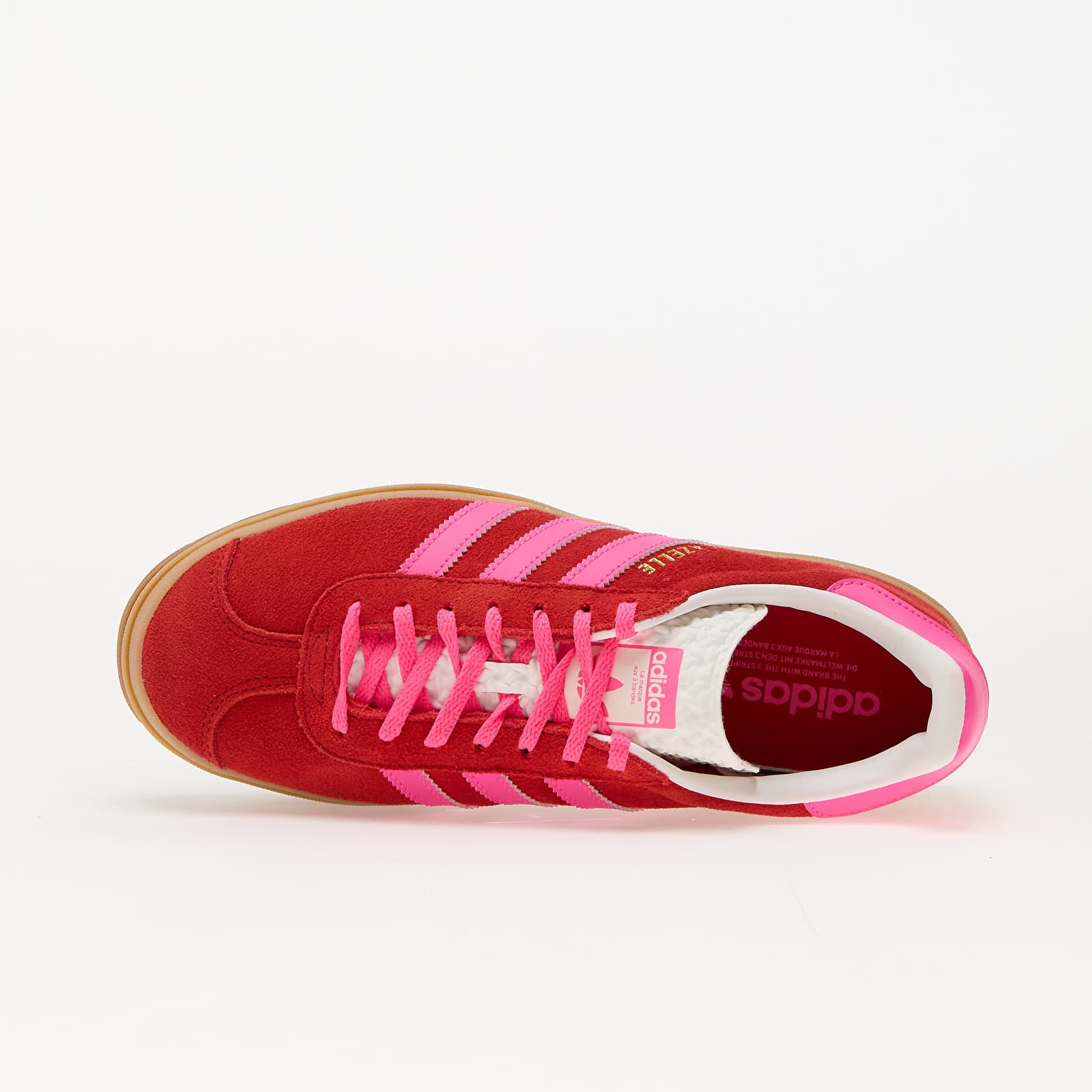 Moteriška avalynė adidas Gazelle Bold Collegiate Red/ Lucid Pink/ Core White