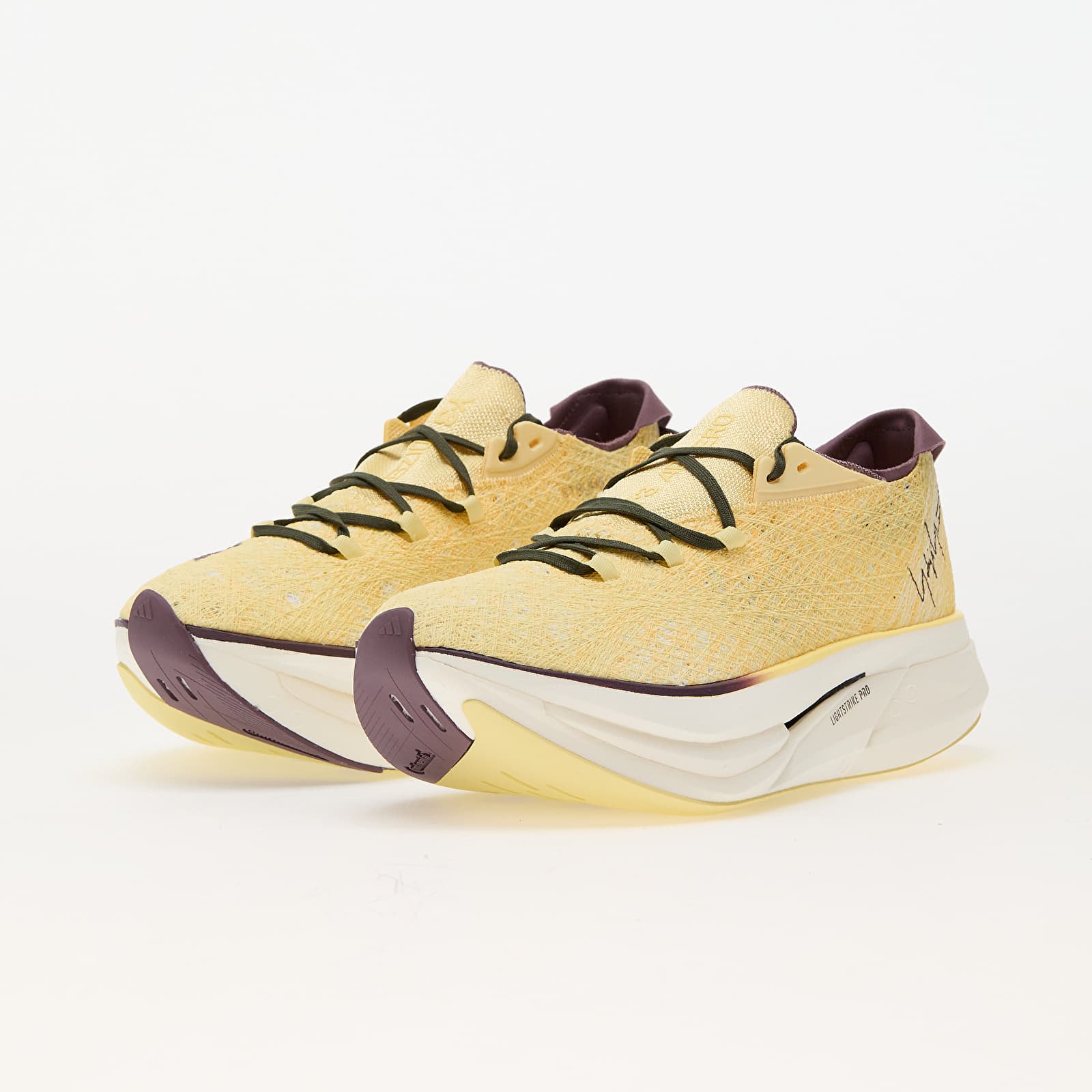 Men's shoes Y-3 Prime X 2 Strung Almost Yellow/ Shadow Fig/ Almost Yellow