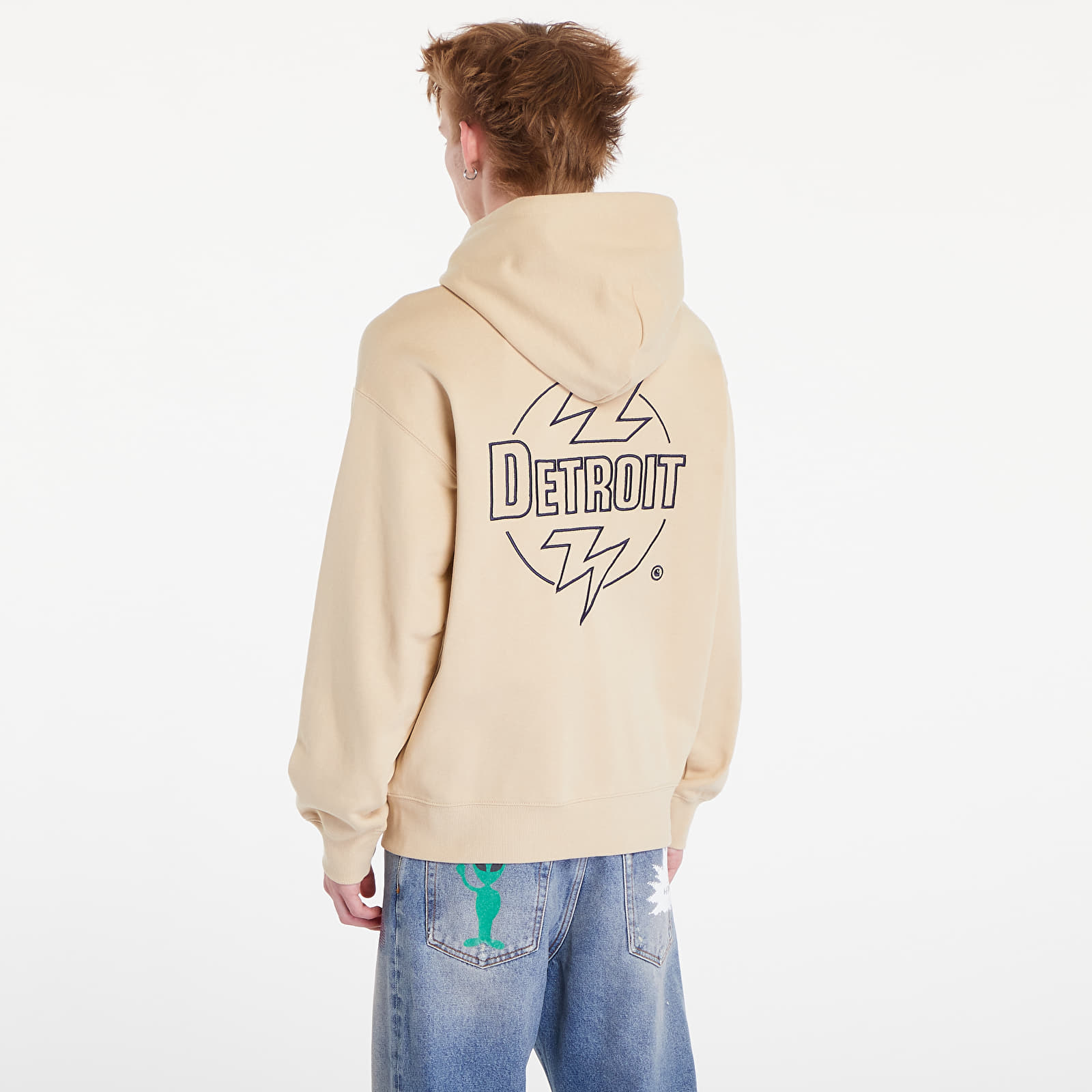 Kapucnis pulóverek és pulcsik Carhartt WIP Ablaze Hoodie UNISEX Cornsilk/ Air Force Blue