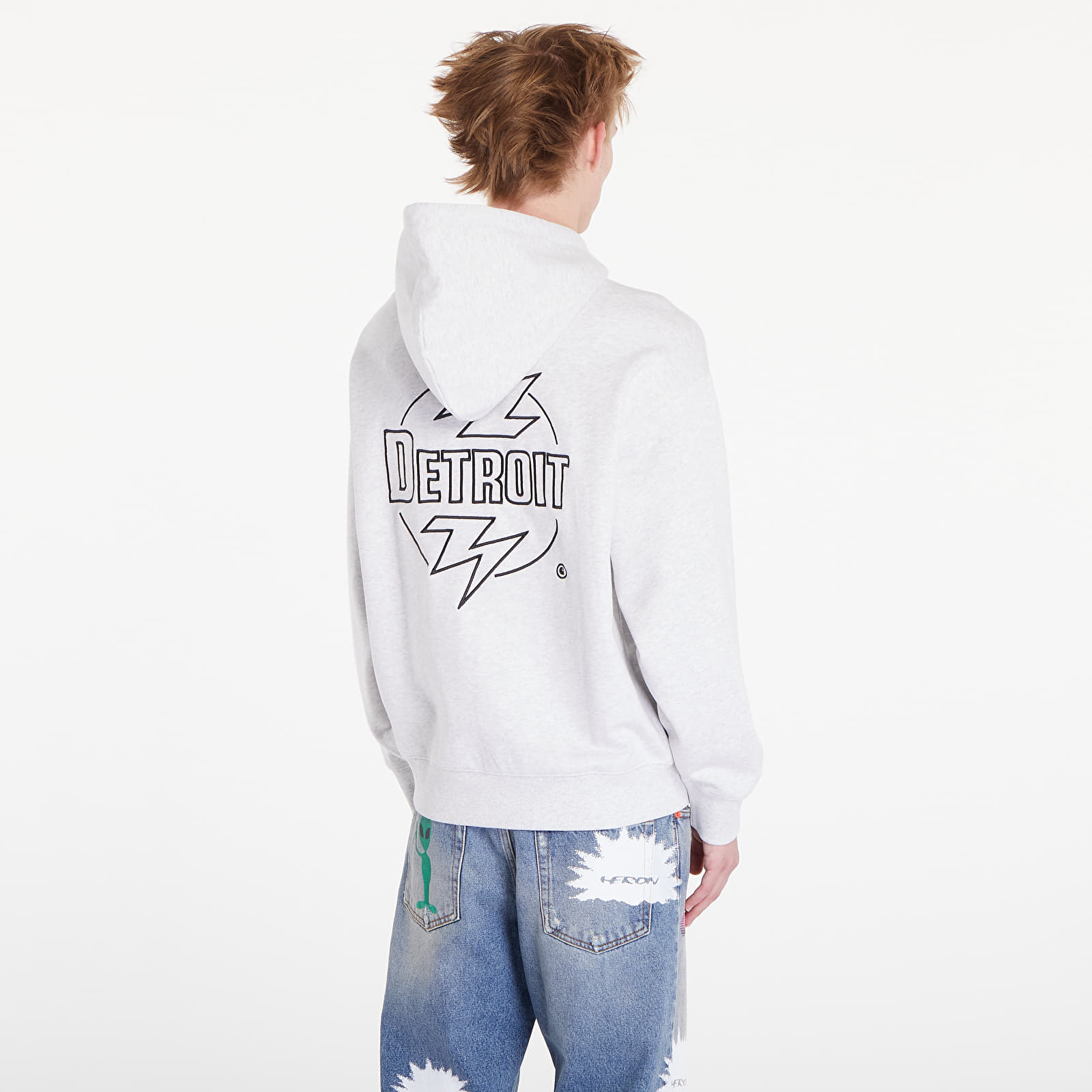 Hanorace Carhartt WIP Ablaze Hoodie UNISEX Ash Heather/ Black