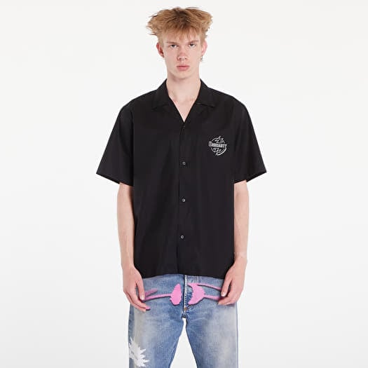 Ing Carhartt WIP Ablaze Short Sleeve Shirt UNISEX Black/ Wax