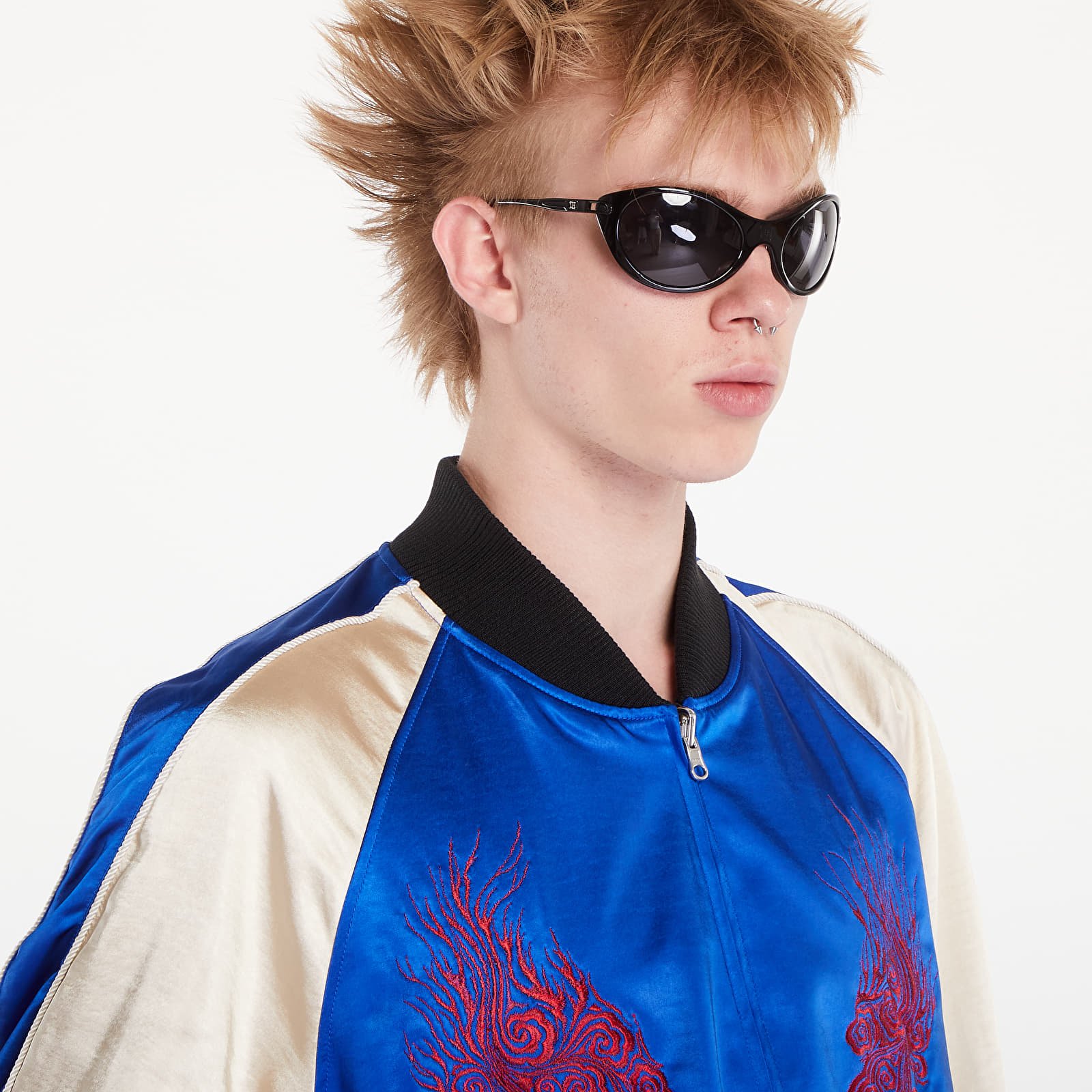 Jackets Y-3 JFA Souvenir Jacket UNISEX Bold Blue/ Champagne/ Black