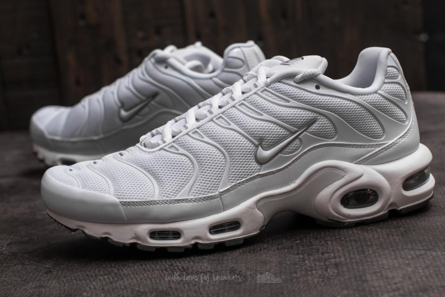Air max plus white/black/cool grey/white discount