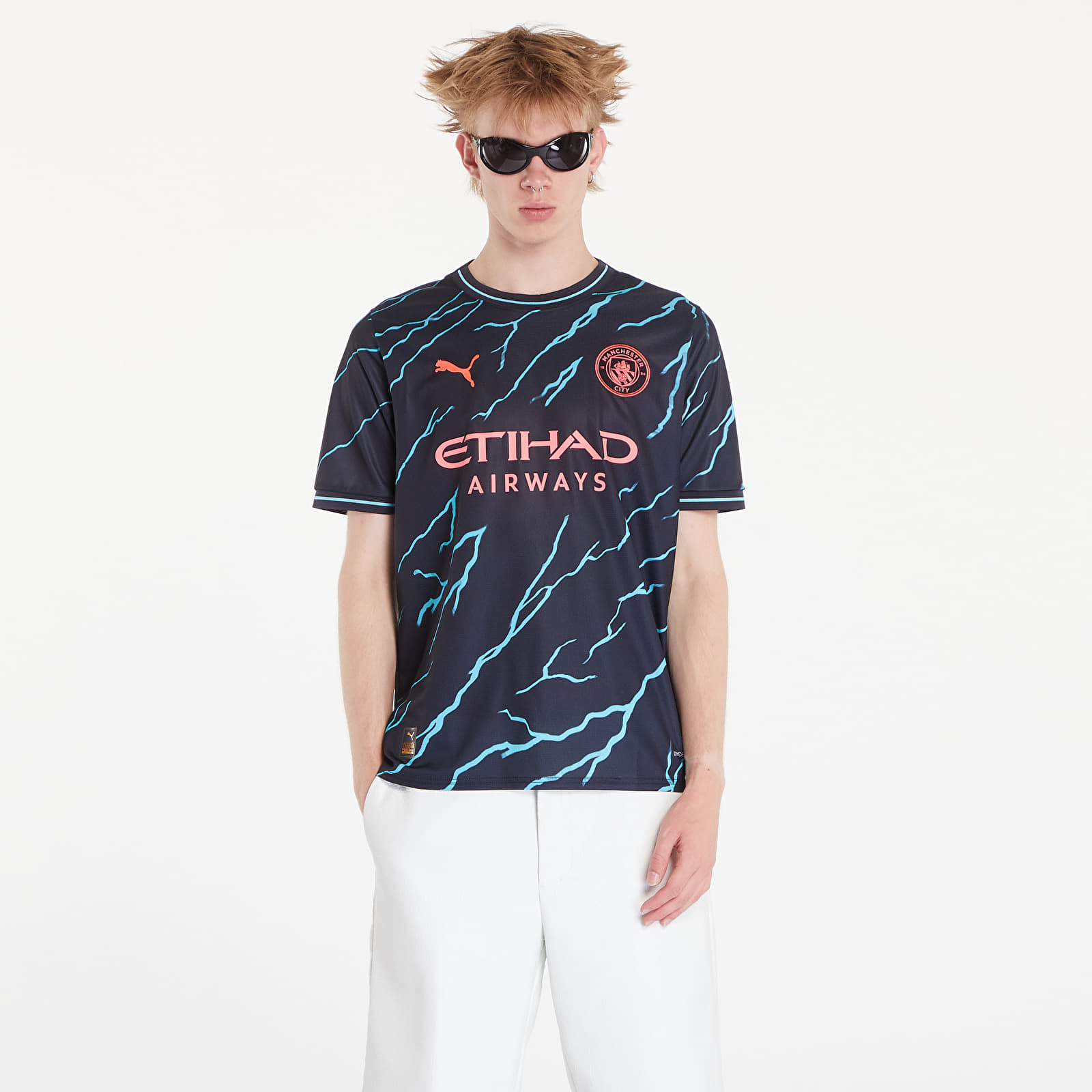 Jerseys PUMA Manchester City 3rd Replica Jersey T-Shirt Dark Navy/ Hero Blue