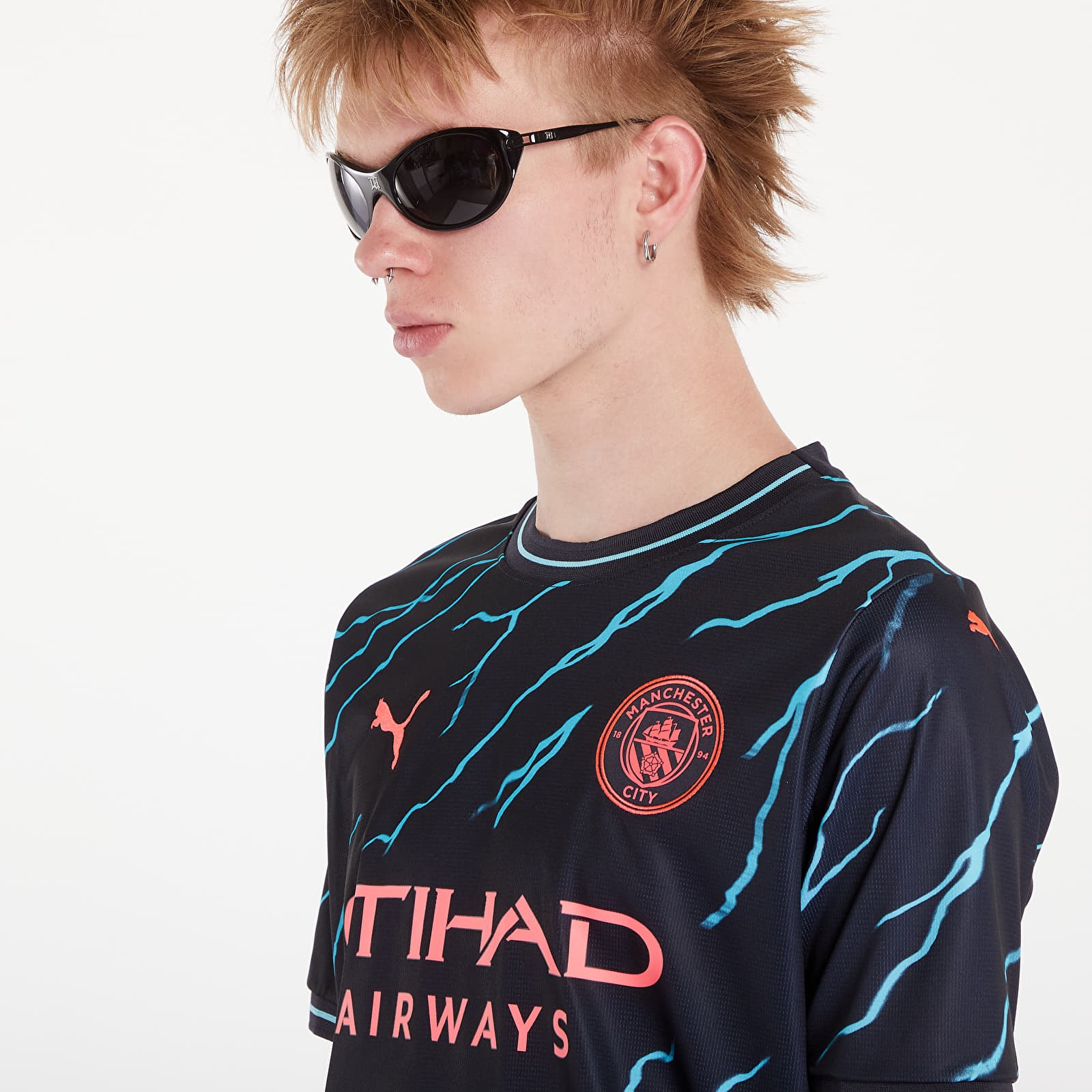 Jerseys PUMA Manchester City 3rd Replica Jersey T-Shirt Dark Navy/ Hero Blue