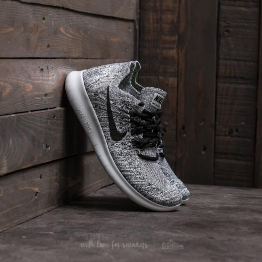Women s shoes Nike Wmns Free Run Flyknit 2017 White Black Stealth Footshop
