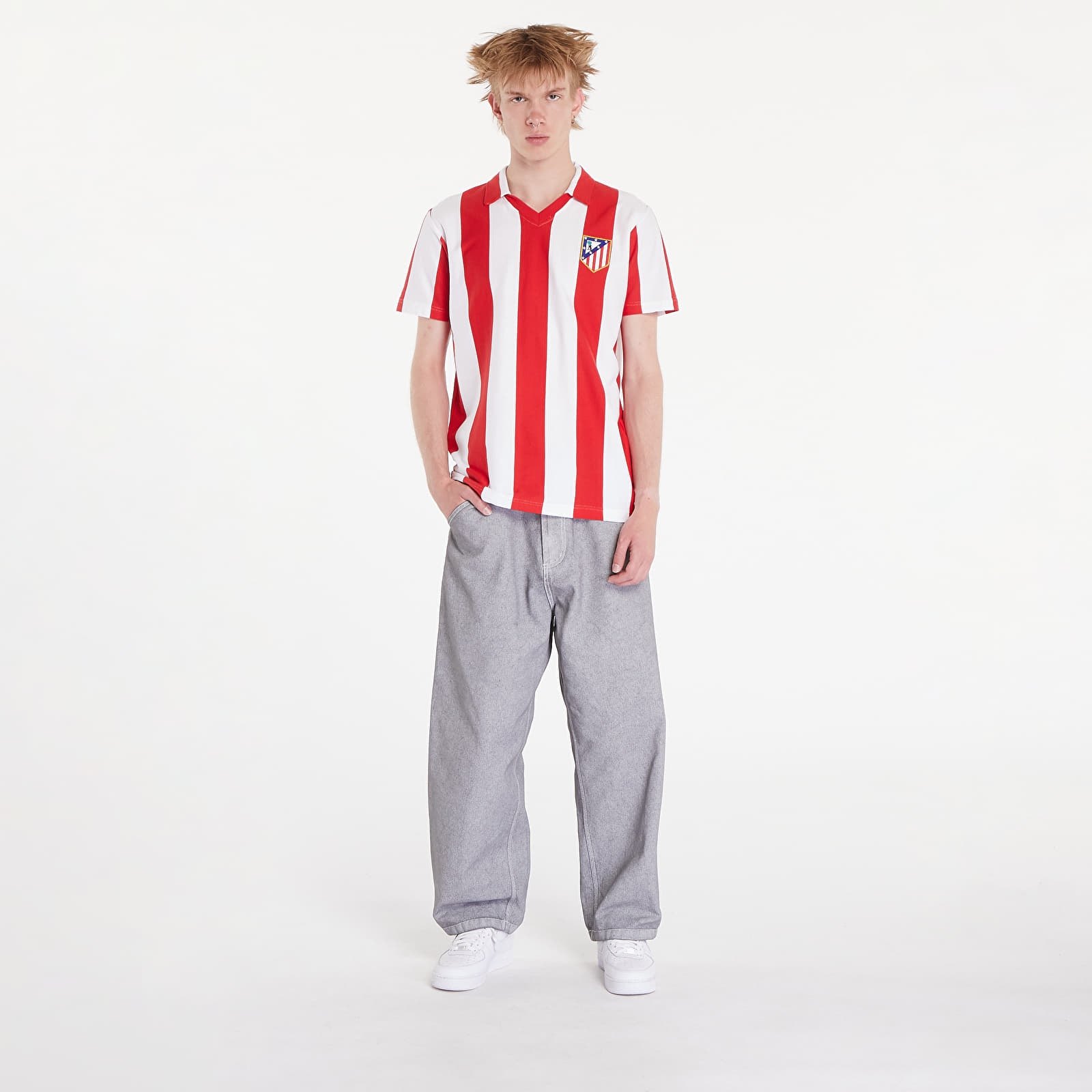 Dresy COPA Atletico de Madrid 1985 - 86 Retro Football Shirt Red/ White