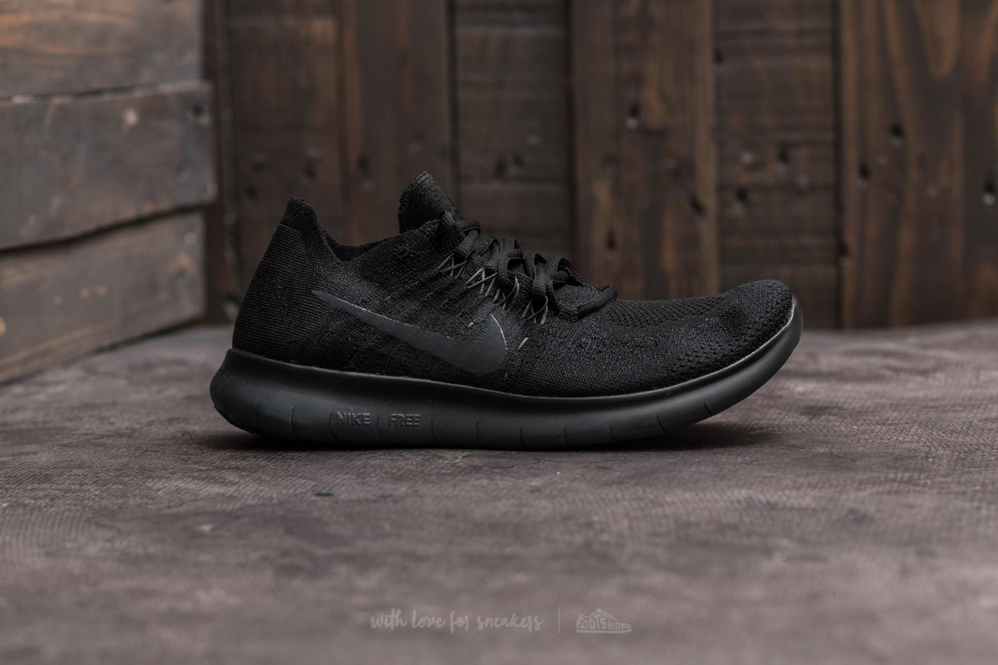 Free rn flyknit deals 2017 black anthracite