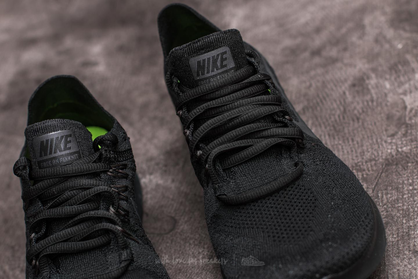 Nike free run sale flyknit black anthracite