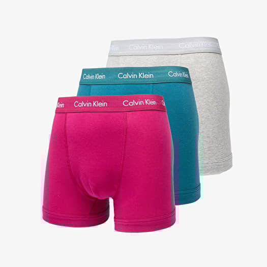 Boxer shorts Calvin Klein Cotton Stretch Classic Fit Trunk 3 Pack Multicolor Footshop