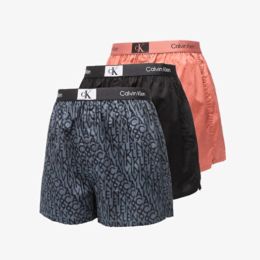 Trunks Calvin Klein Amplified Classics Cotton Boxer Slim 3 Pack Multicolor Footshop