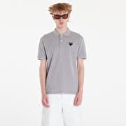 Comme des Garçons PLAY Emblem Knit Short Sleeve Tee UNISEX Grey