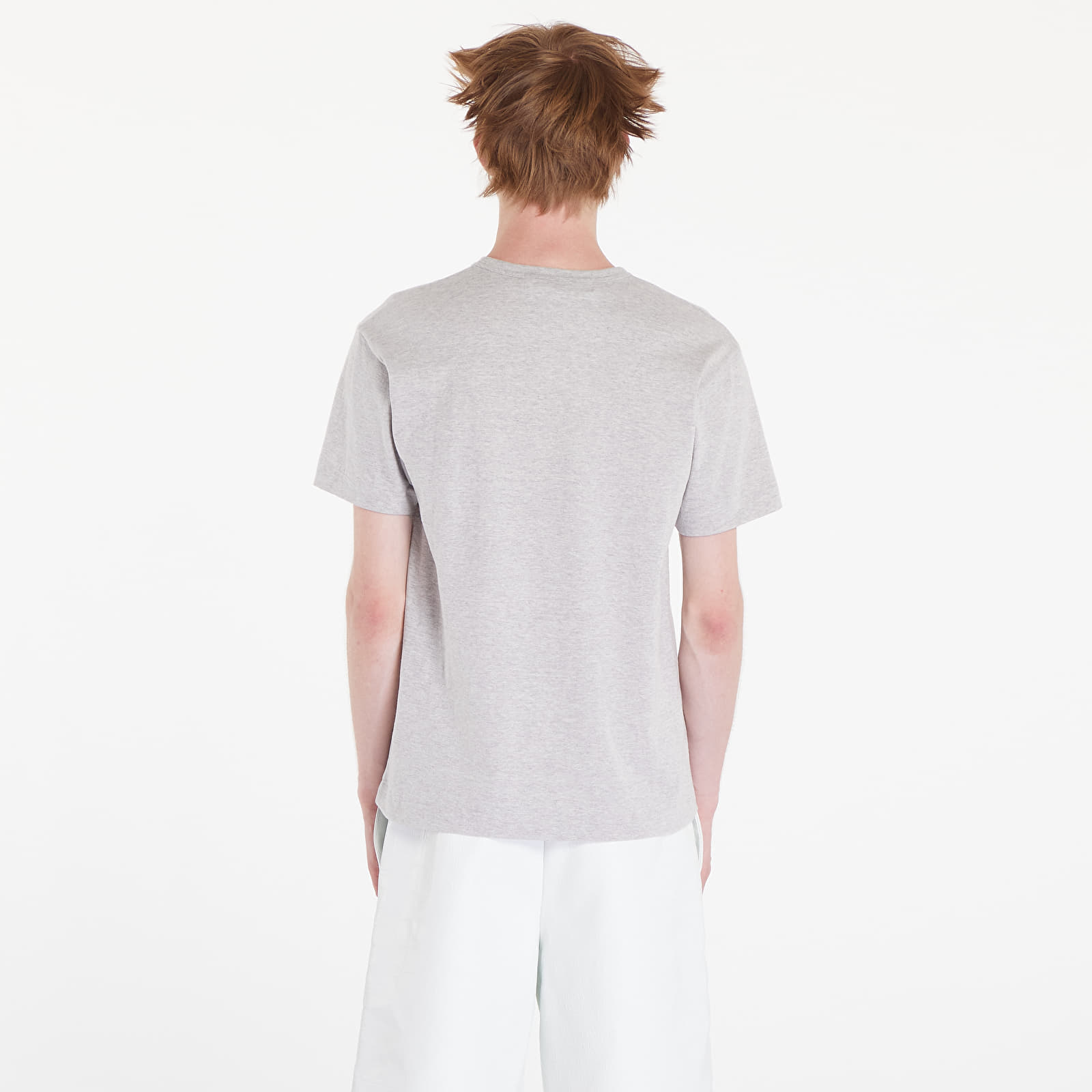 T-paidat Comme des Garçons PLAY Logo Print Short Sleeve Tee UNISEX Grey