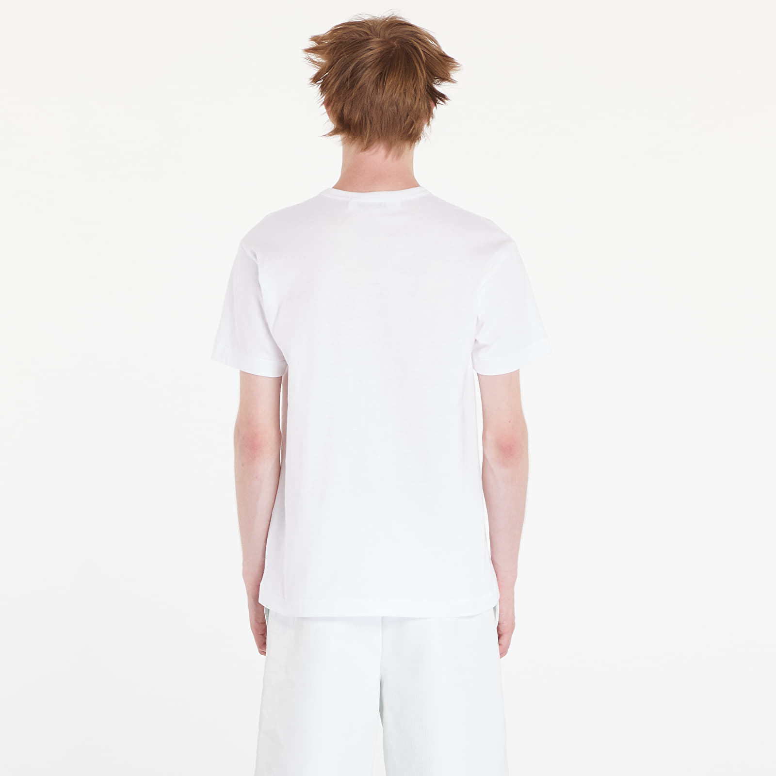 T-Shirts Comme des Garçons PLAY Heart Logo Short Sleeve Tee UNISEX White