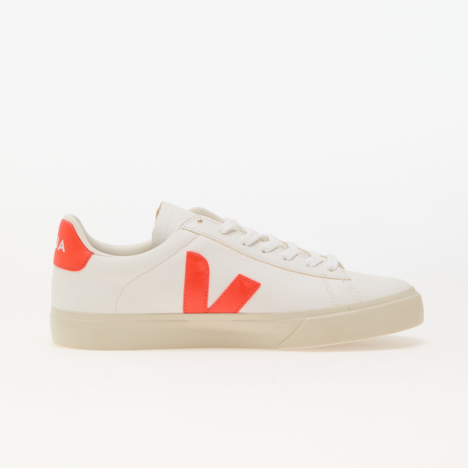 Női cipők Veja W Campo Chromefree Extra White/ Orange Fluo
