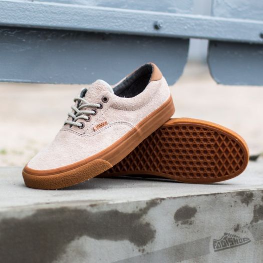 Men s shoes Vans Era 59 Hairy Suede Pelican Footshop