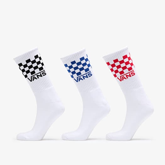 Vans Classic Check Crew 3-Pack White
