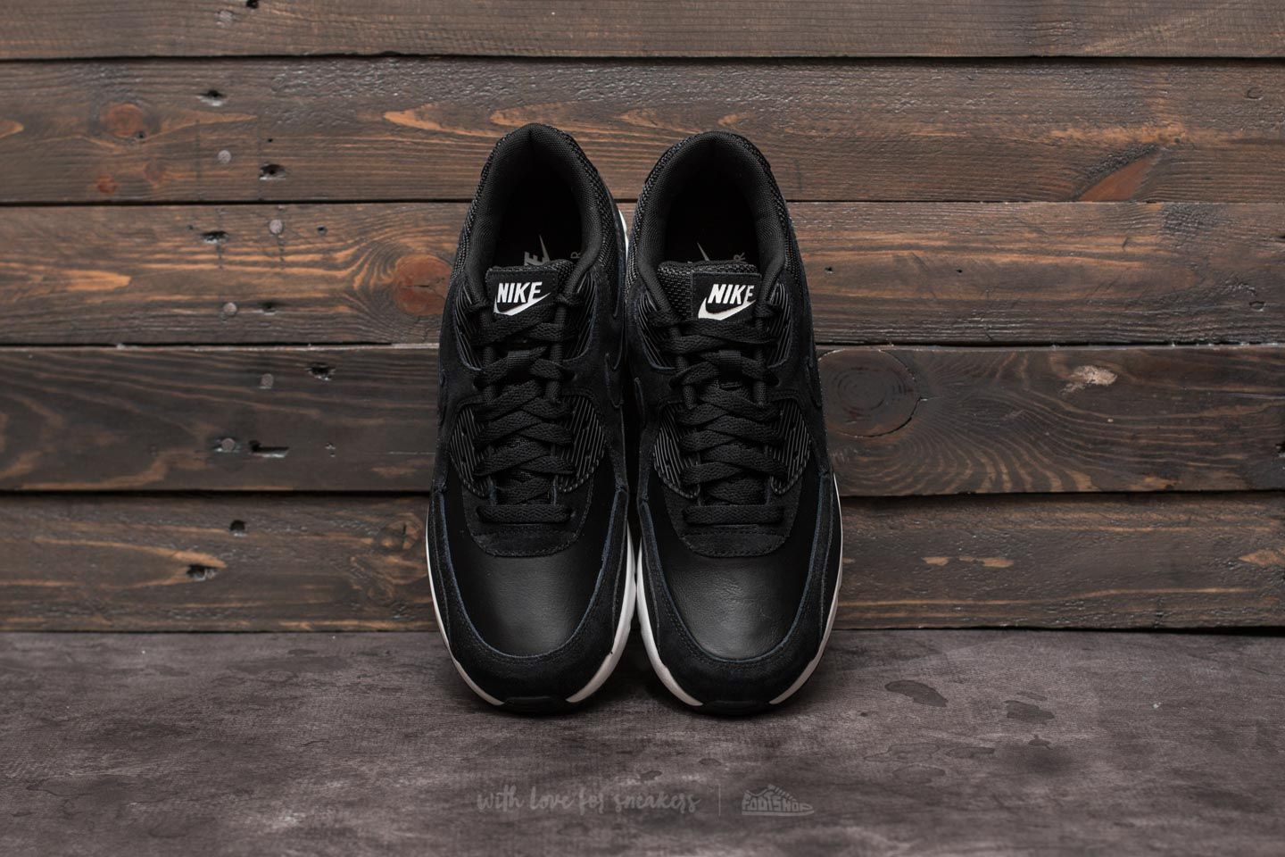 Herren Sneaker und Schuhe Nike Air Max 90 Ultra 2.0 Leather Black/ Black