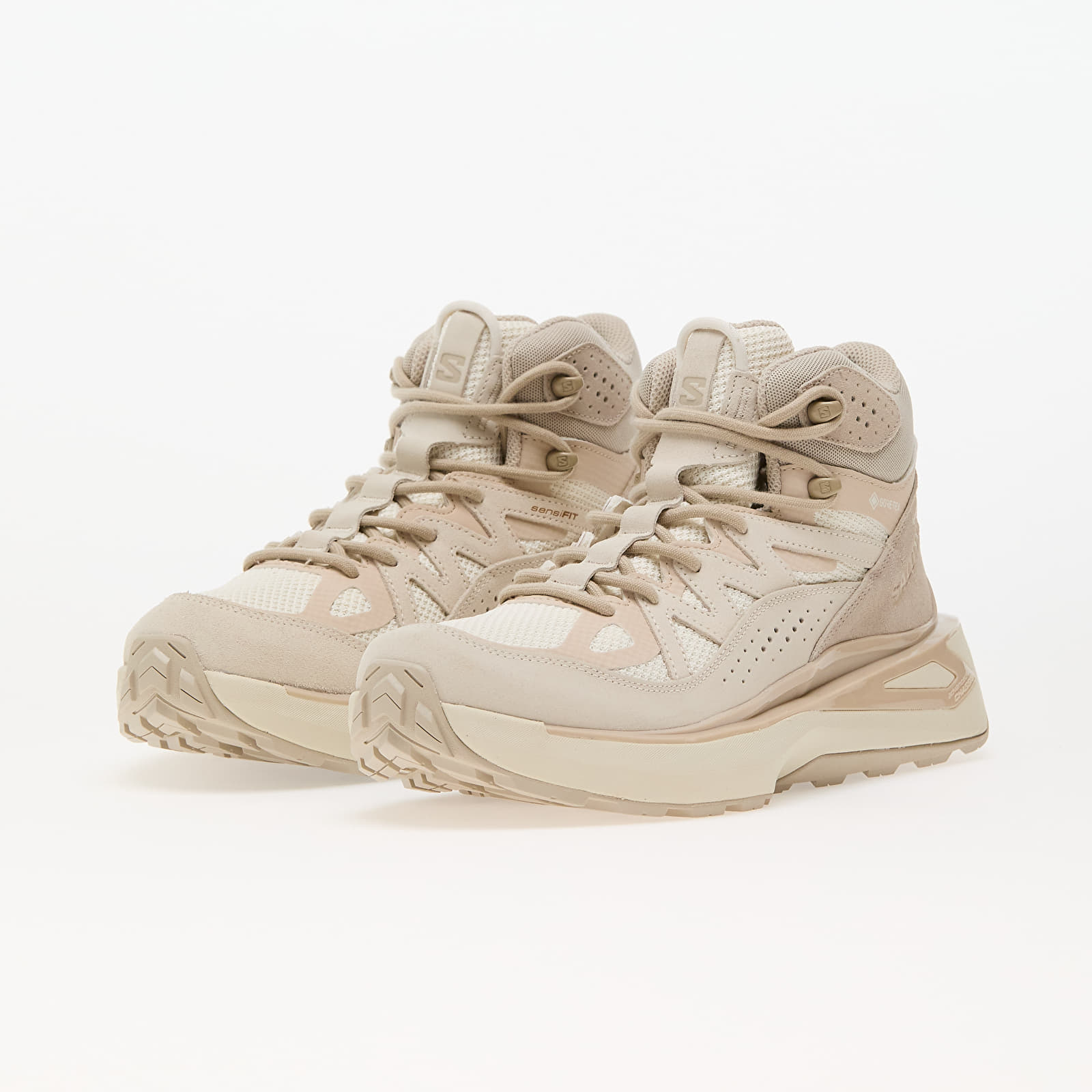 Männer Salomon Odyssey Elmt Mid GTX Vanila/ Almond Milk/ Feather Gray