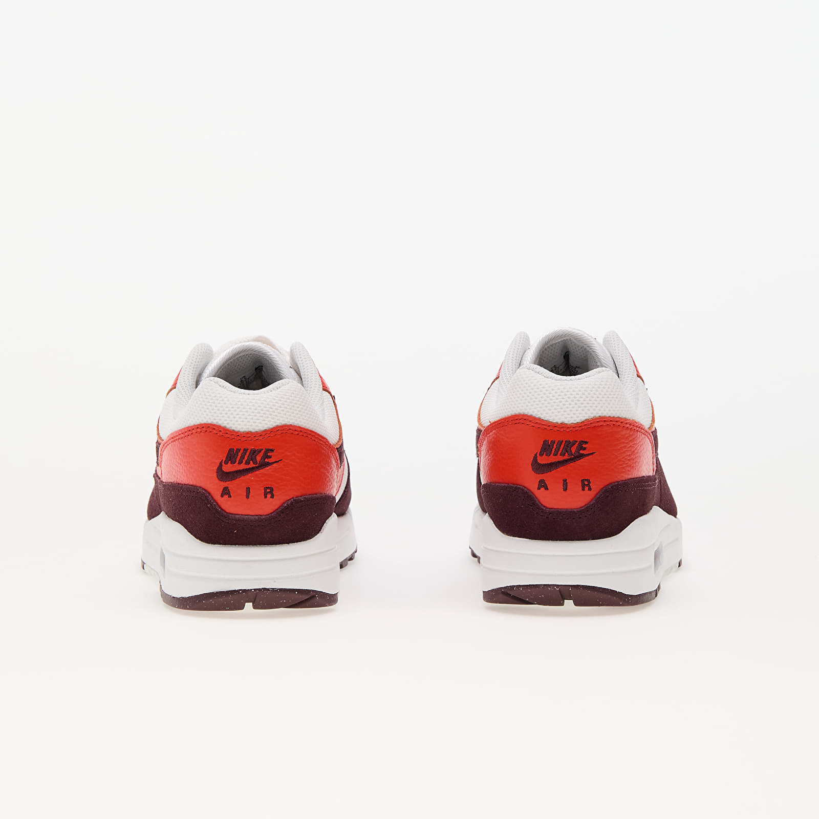 Men's shoes Nike Air Max 1 Summit White/ Burgundy Crush-Picante Red