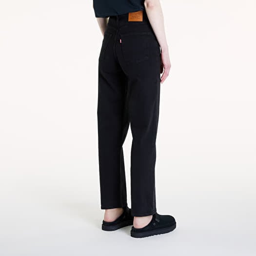 Ribcage straight ankle jeans black new arrivals
